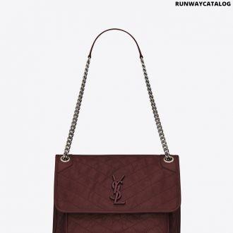 saint laurent niki medium in vintage leather bag