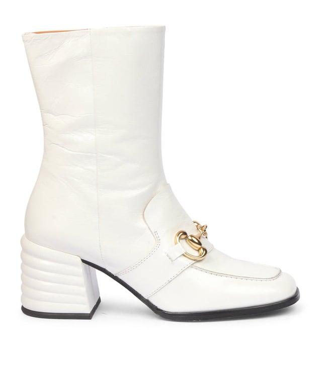 saint g ambrosia white distressed leather high ankle boots