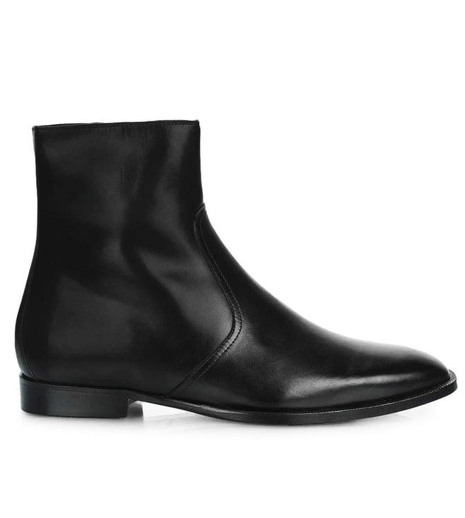 saint g frederick black leather ankle boot