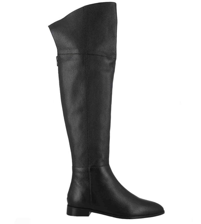 saint g grace black leather above the knee boots