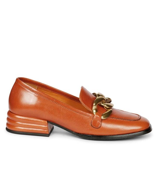 saint g juliet rust leather handcrafted moccasins