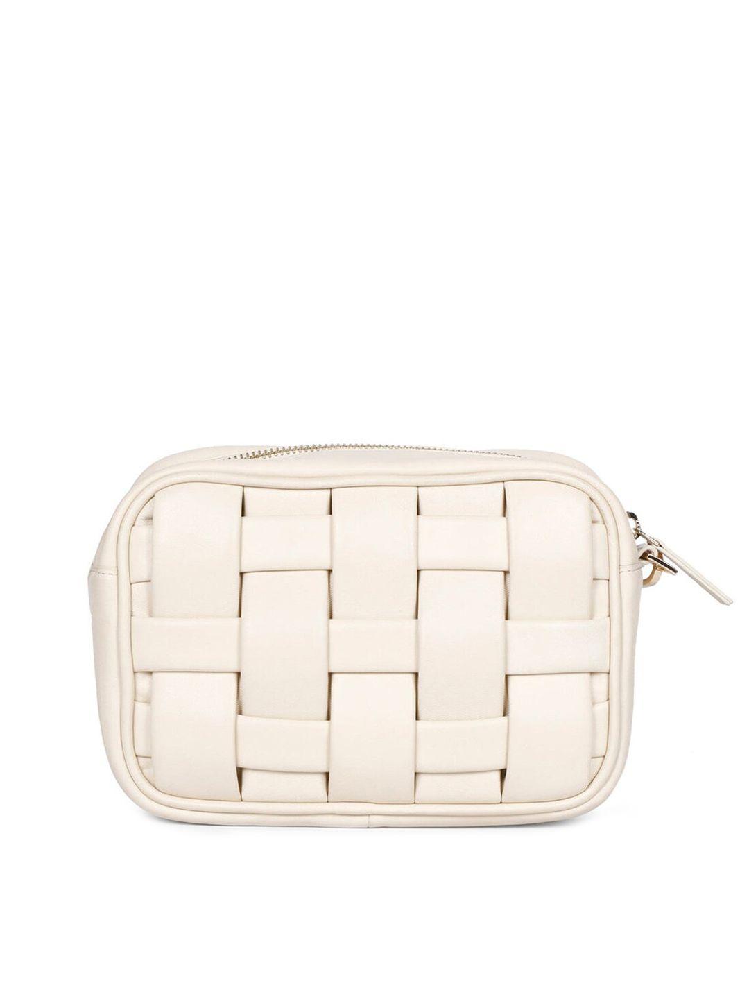 saint g leather structured sling bag with quilted