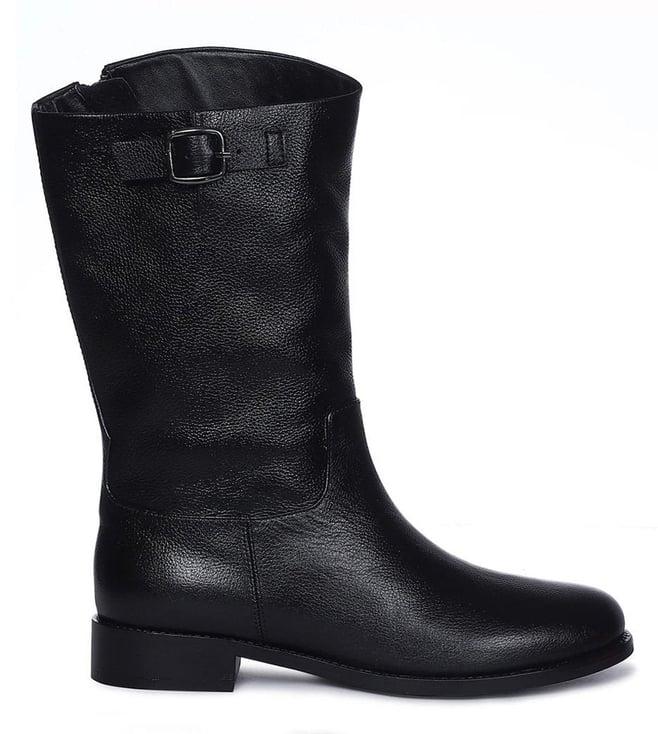 saint g martina black leather high ankle boots
