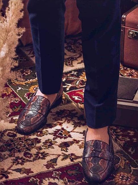 saint g men's ellis blue loafers