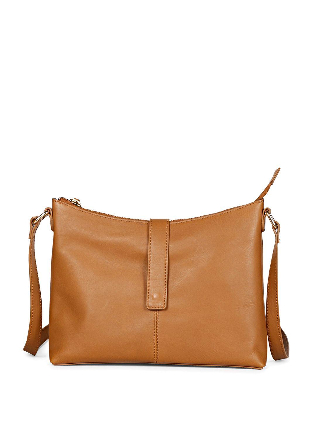 saint g miniature zip detail leather sling bag