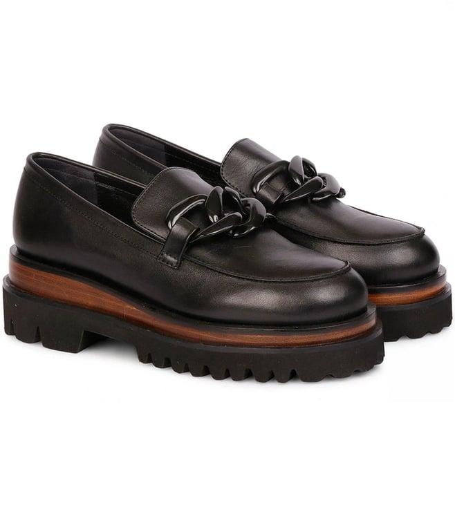 saint g nancy black leather handcrafted moccasins