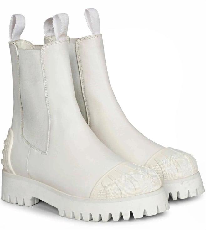 saint g white isla leather high ankle boots