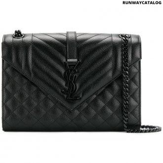 saint laurent cassandra quilted shoulder bag