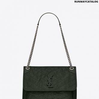 saint laurent niki medium in vintage leather bag