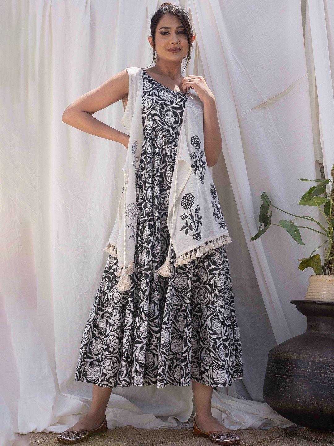 sakhi jaipur floral print maxi dress