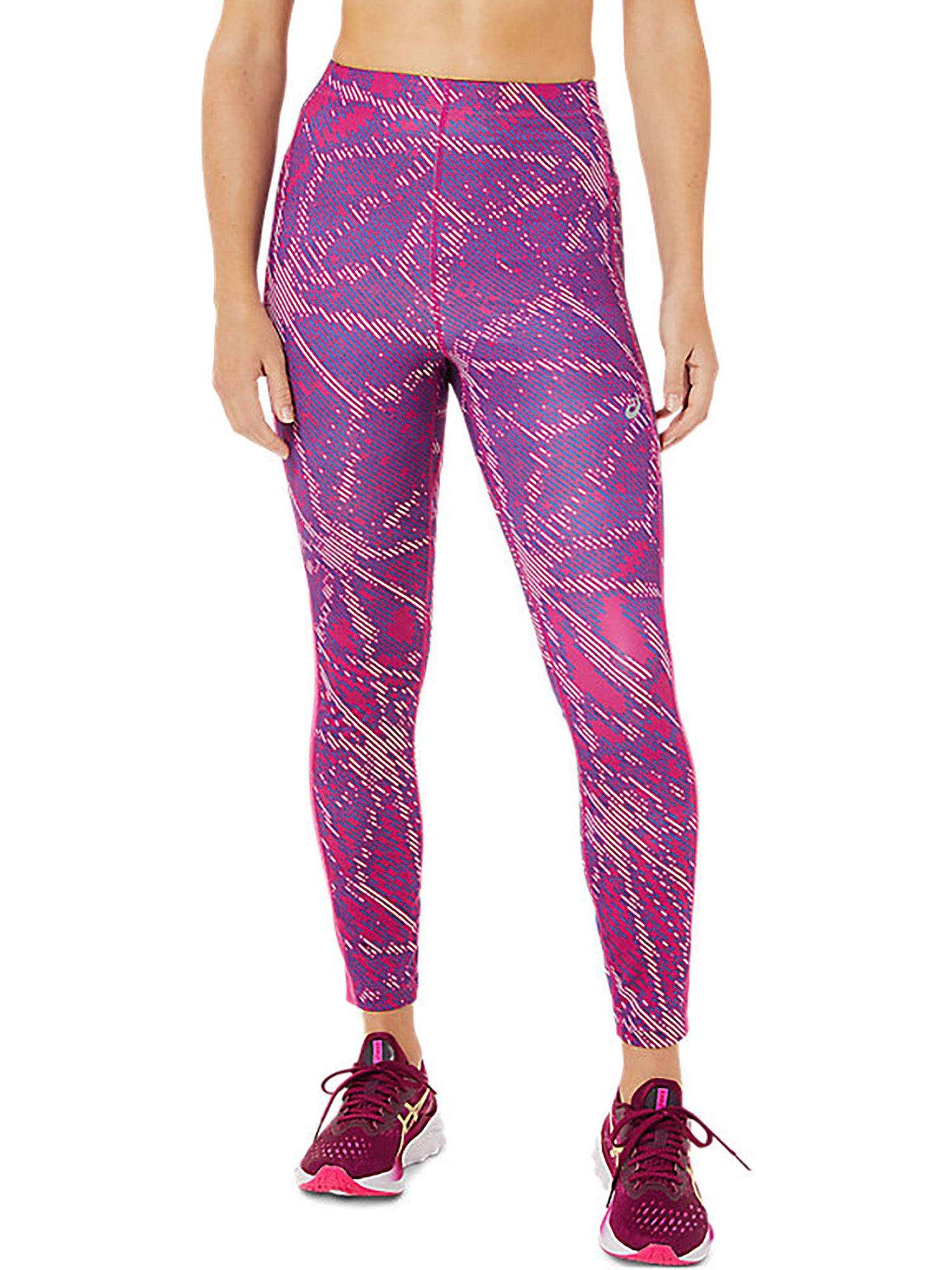 sakura aop purple women running tights