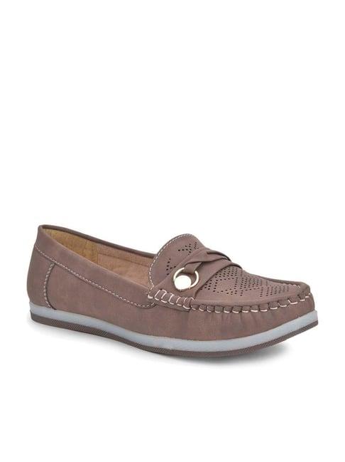 salario women's brown casual  loafers