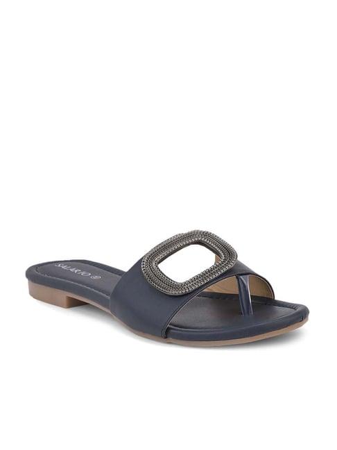 salario women's navy casual sandals