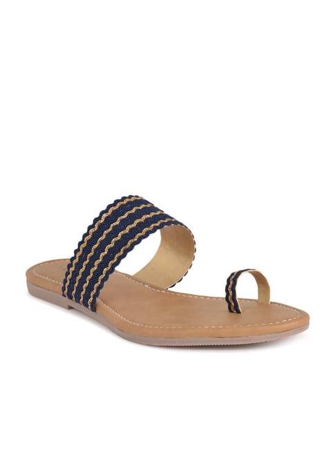 salario women's navy toe ring sandals