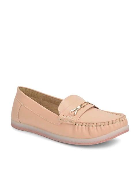 salario women's pink casual  loafers