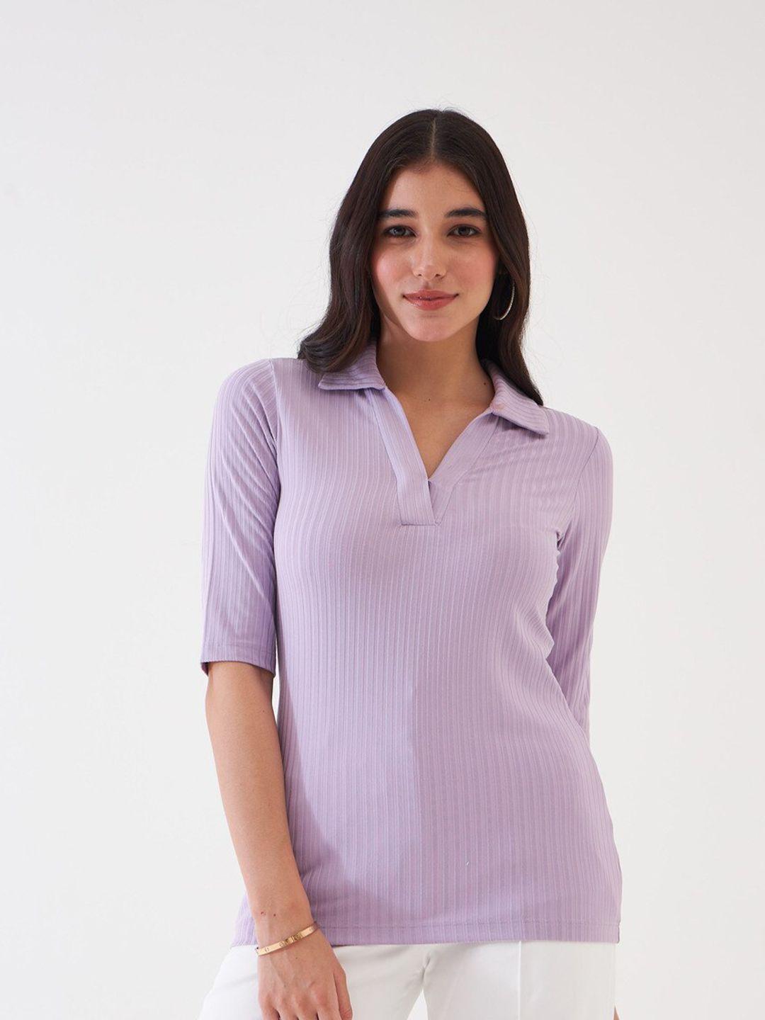 salt attire vertical stripes shirt collar regular top