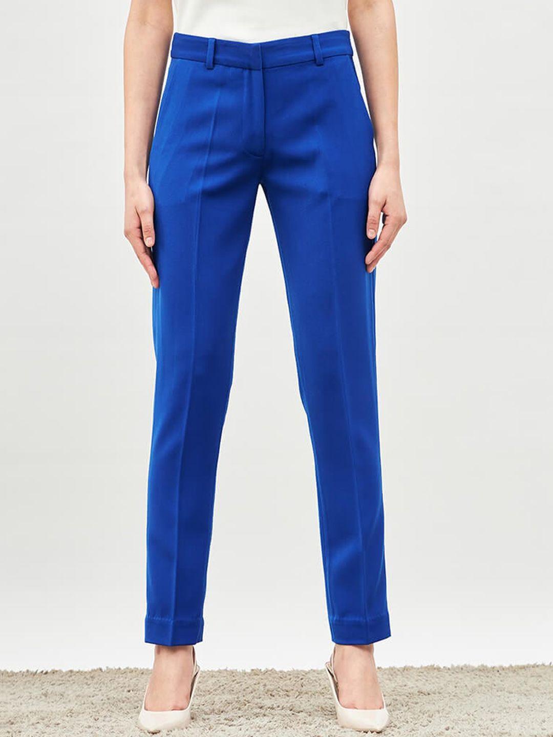 salt attire women blue tailored trousers