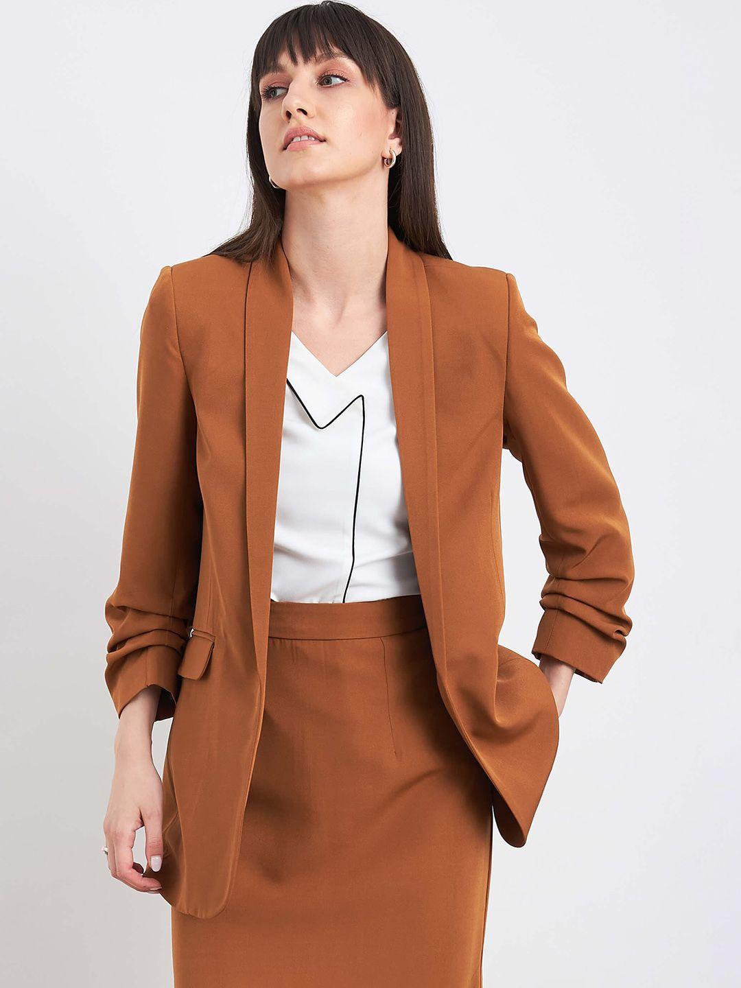 salt attire women open-front blazers