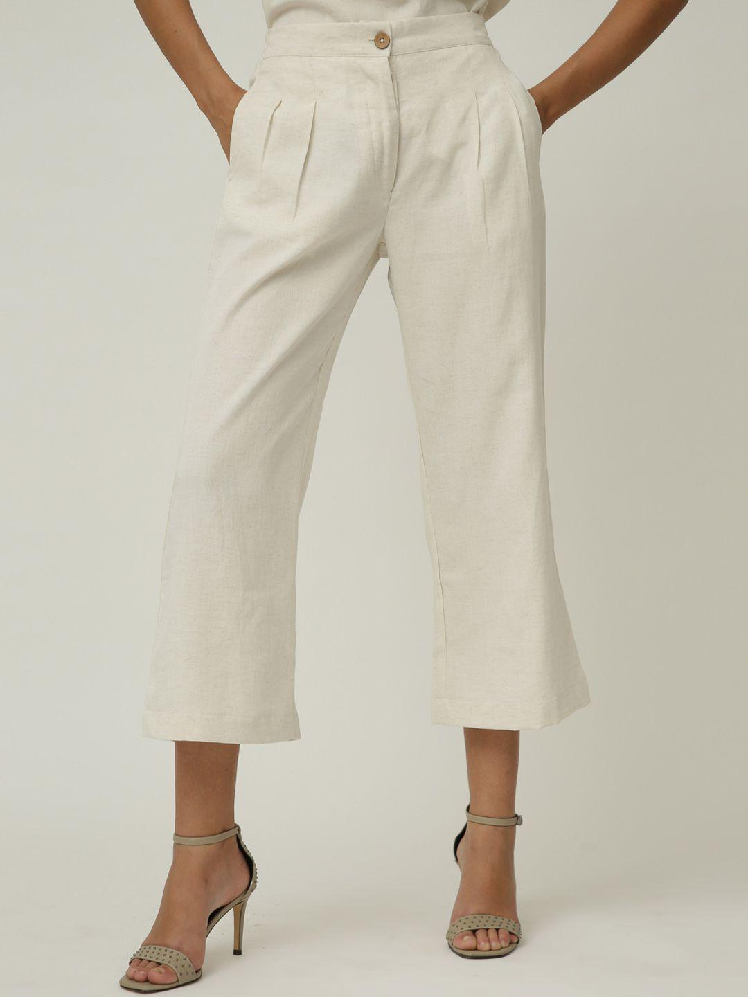 saltpetre linen tunic with trousers co-ords