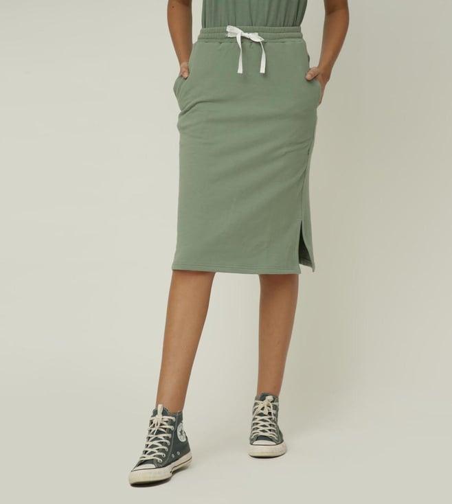 saltpetre sage green summer essentials futre skirt