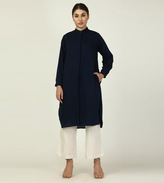 saltpetre navy summer essentials long tunic