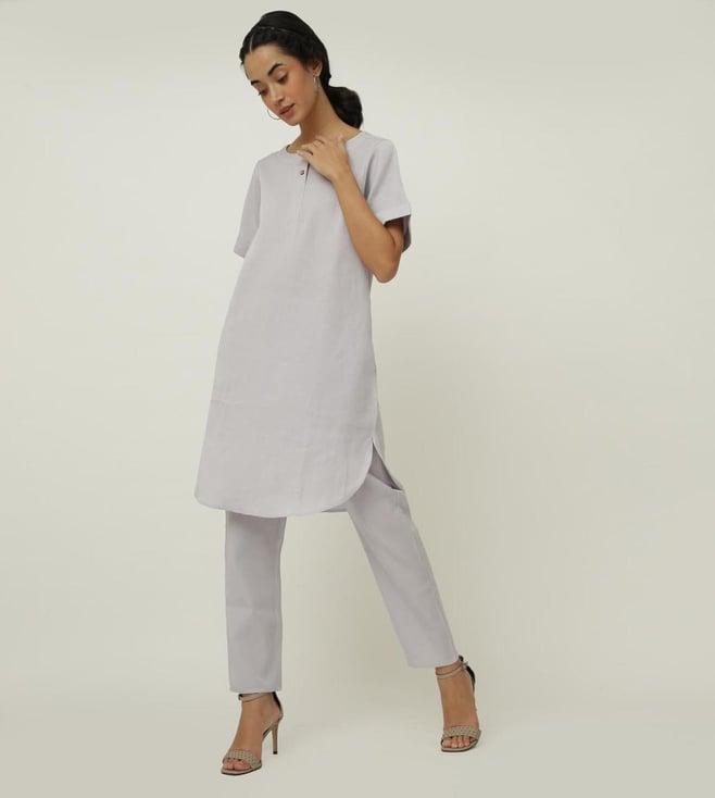 saltpetre poised tunic - lilac