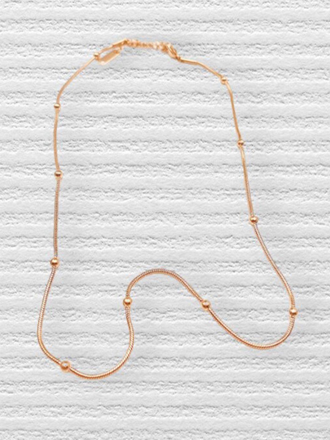 salty stainless steel minimal necklace