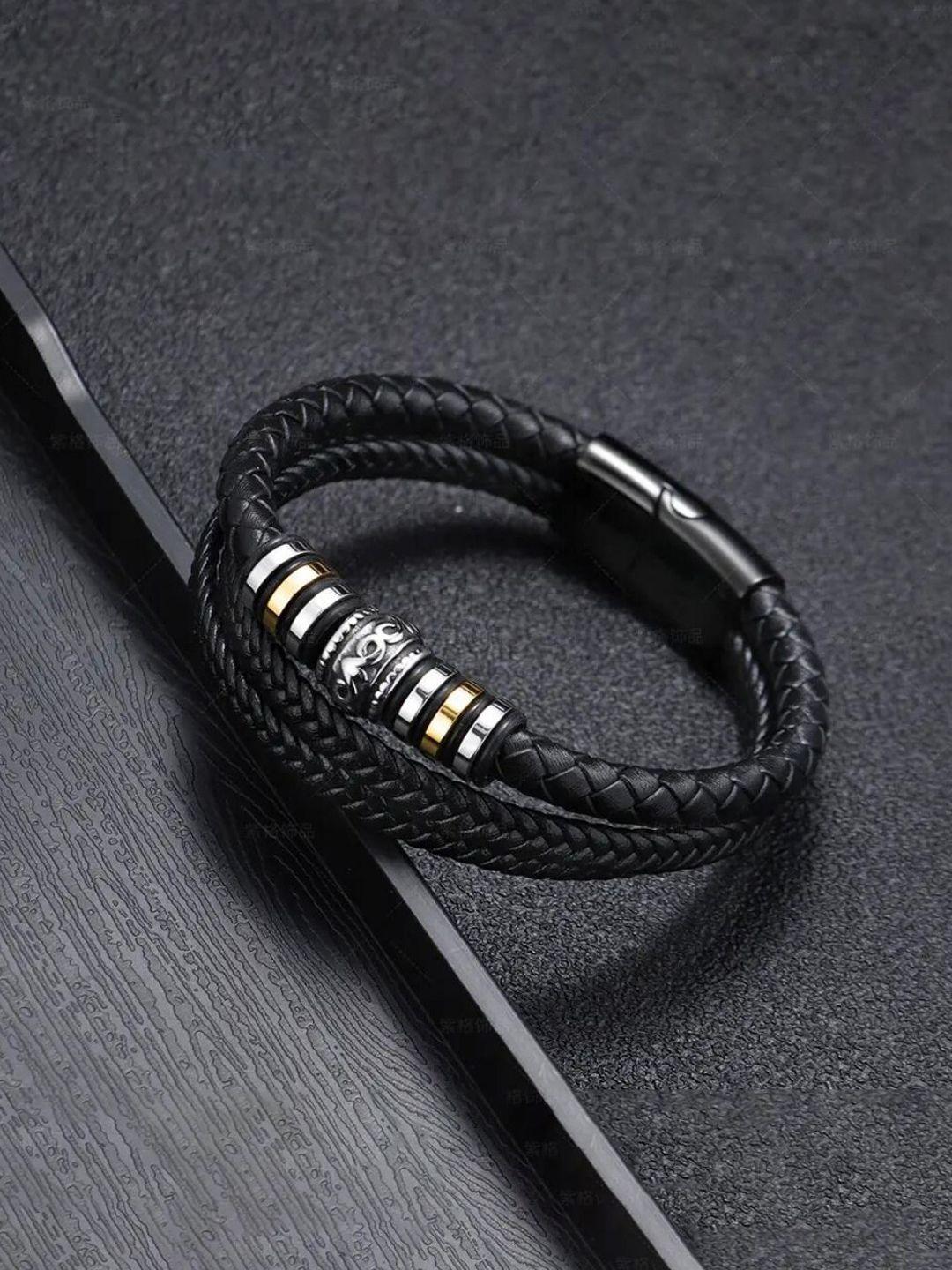 salty men leather multistrand bracelet