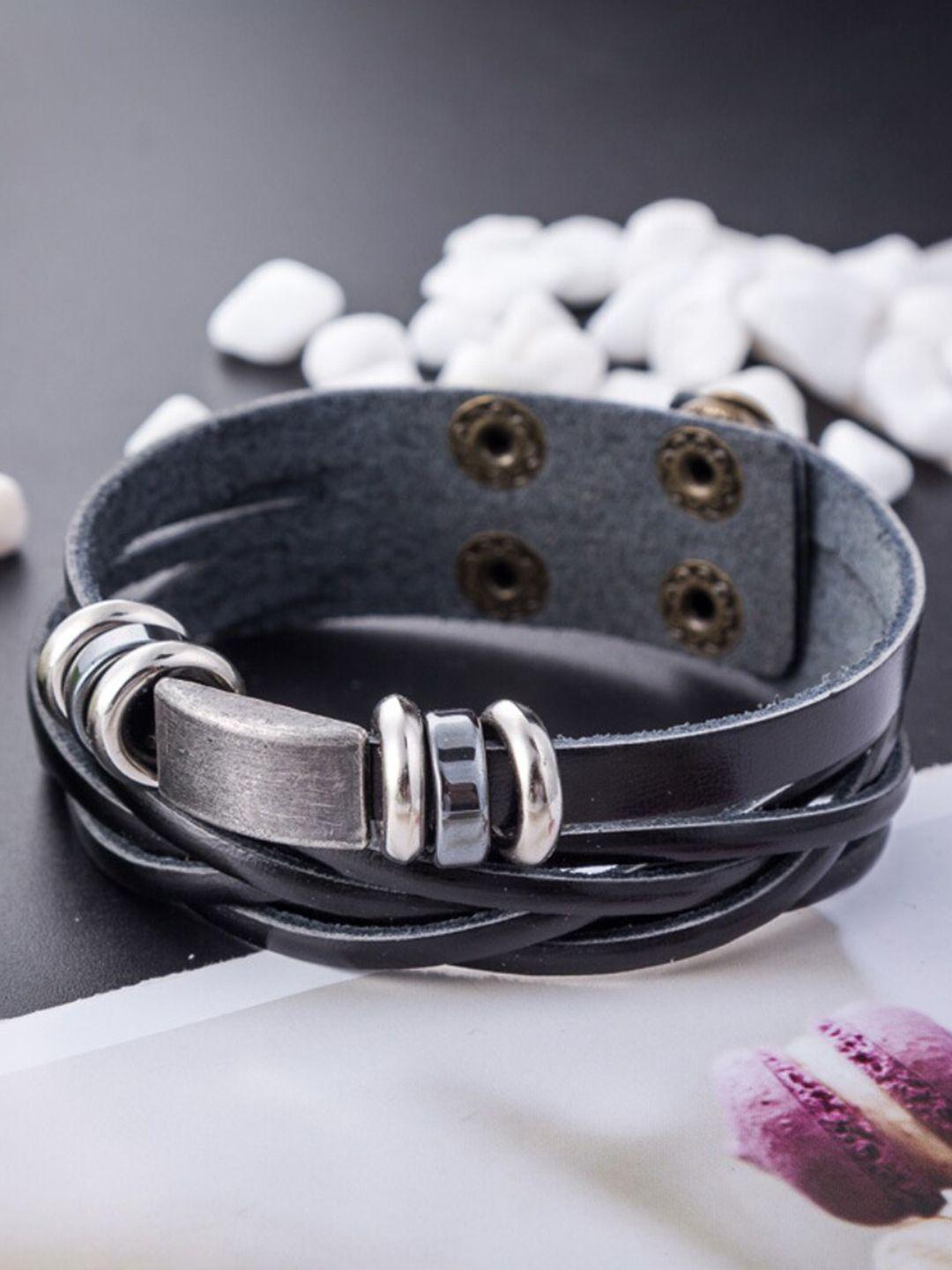 salty men leather multistrand bracelet