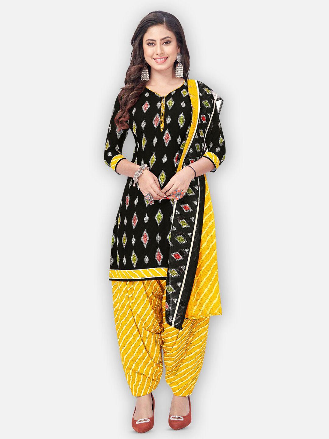salwar studio abstract printed unstitched dress material