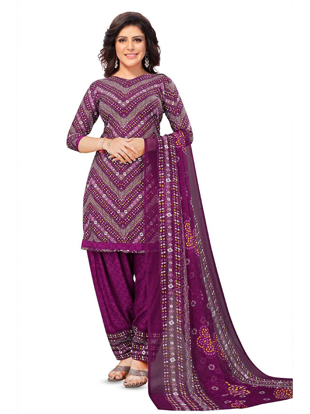 salwar studio ethnic motifs printed unstitched dress material