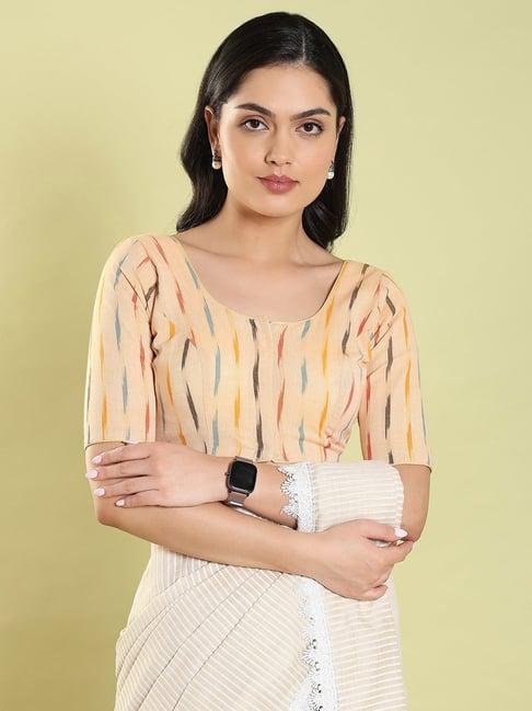 salwar studio multicolor printed blouse