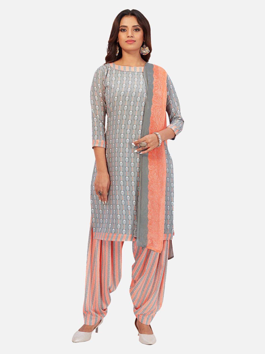 salwar studio printed unstitched dress material