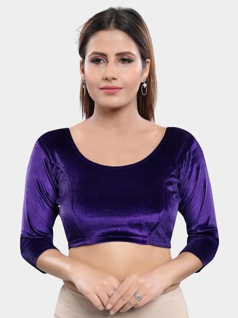 salwar studio purple blouse