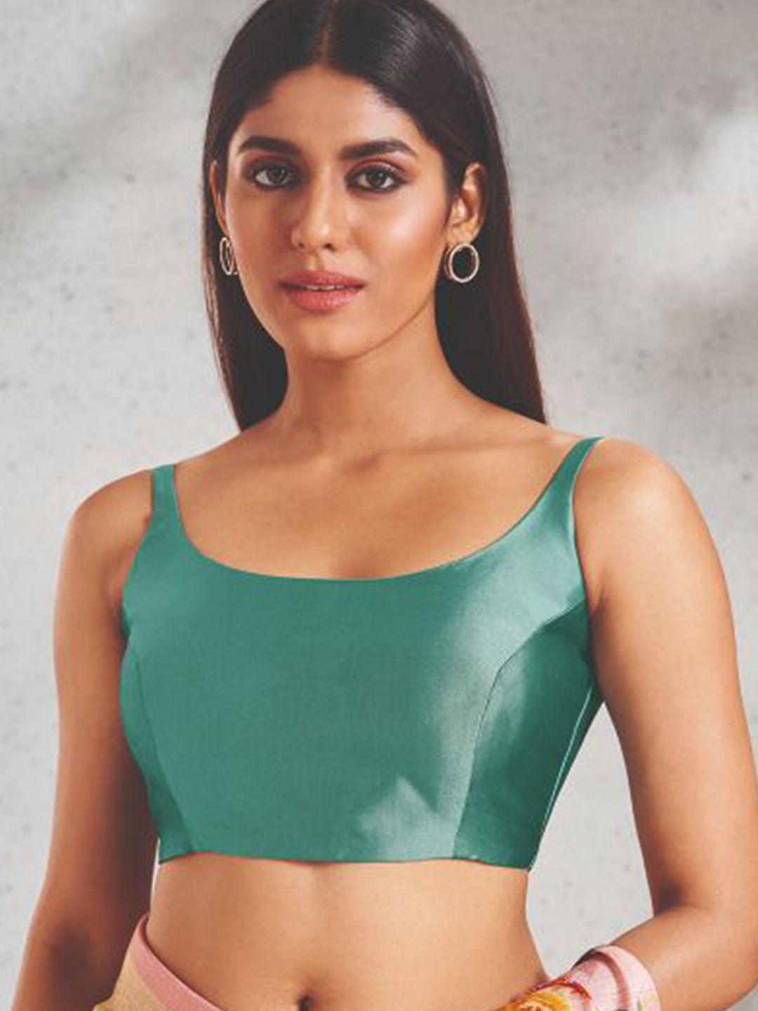 salwar studio shoulder straps sleeveless saree blouse