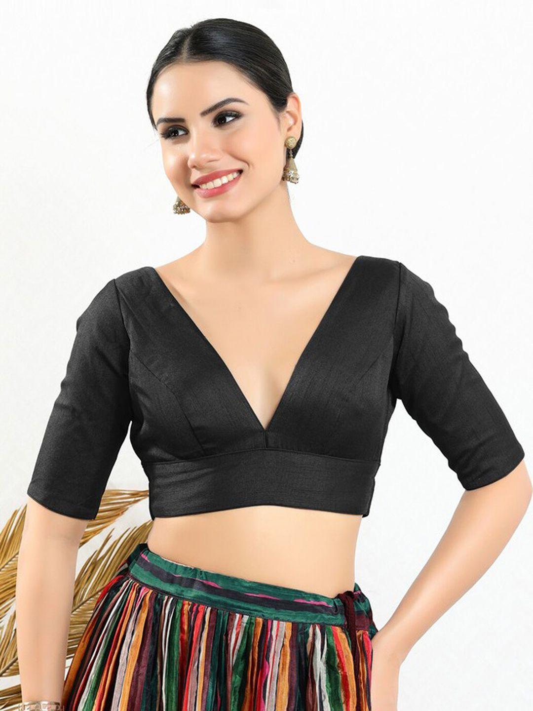 salwar studio silk readymade saree blouse