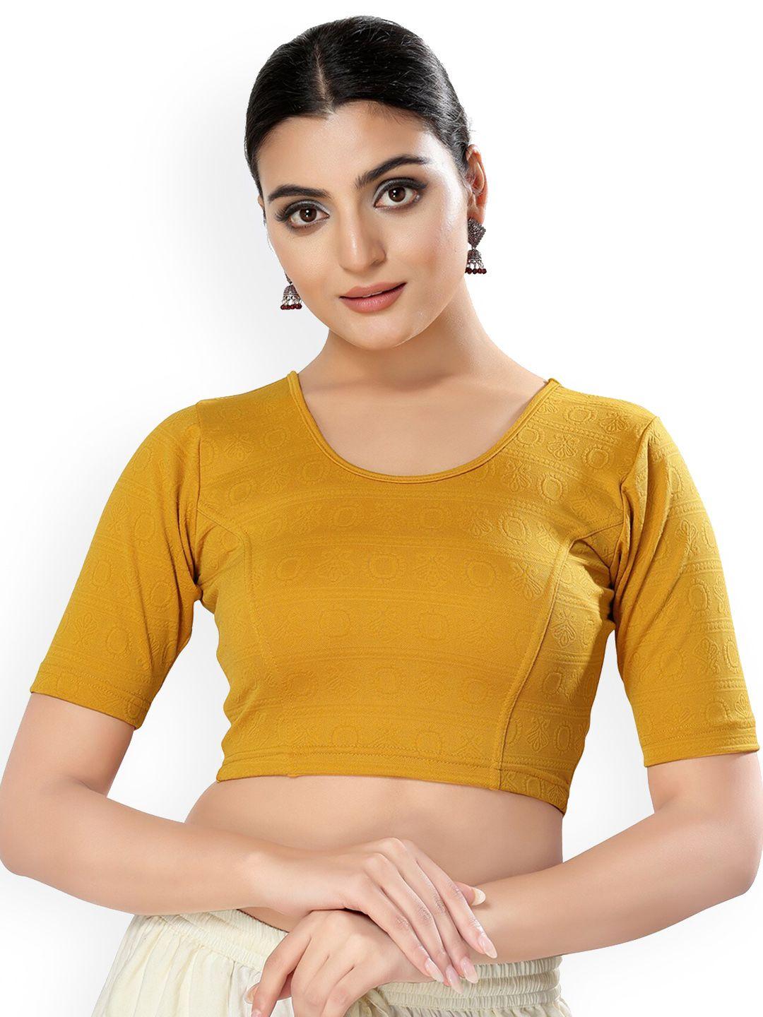 salwar studio stretchable saree blouse