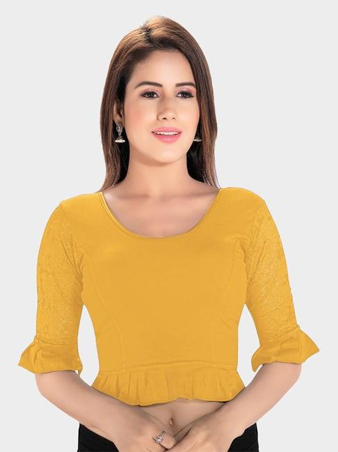 salwar studio yellow blouse