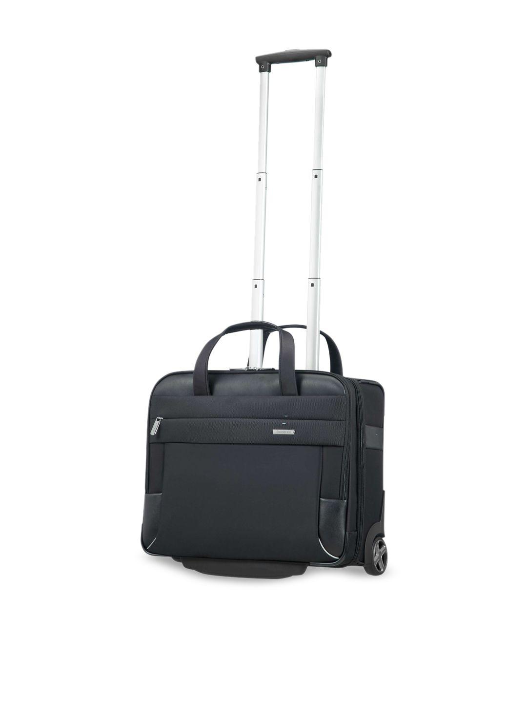 samsonite  black  solid laptop trolley bag