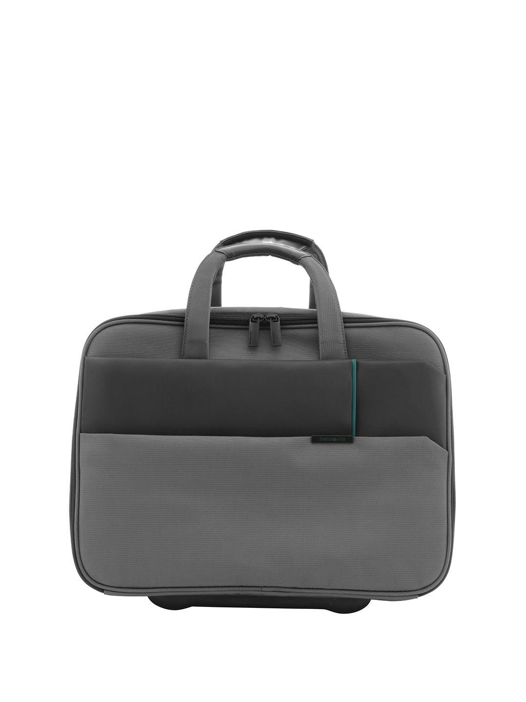 samsonite grey solid cabin trolley bag