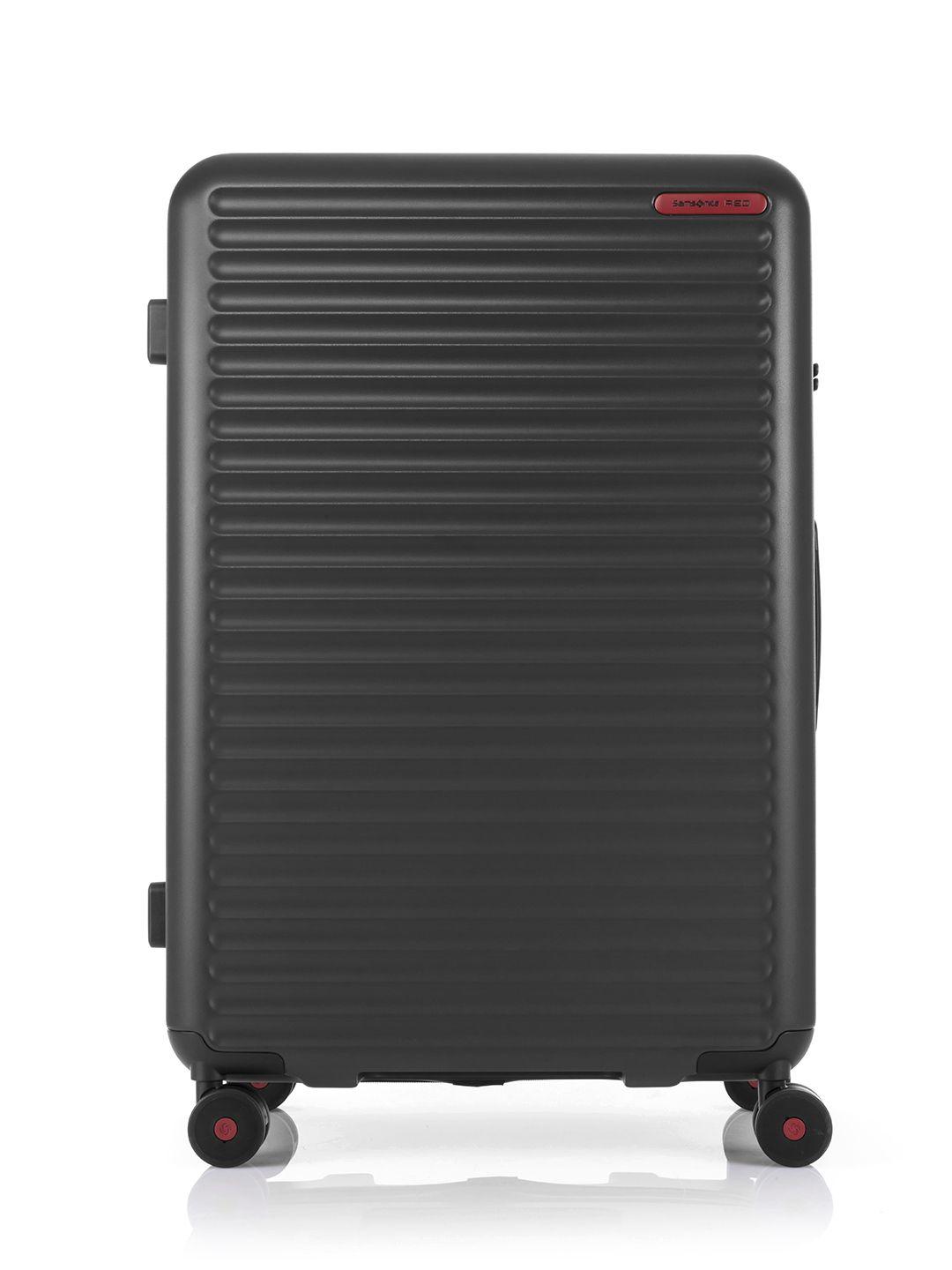 samsonite toiisc textured polycarbonate 360-degree rotation hard sided trolley bag