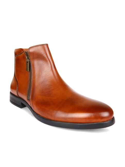 san frissco cognac casual boots