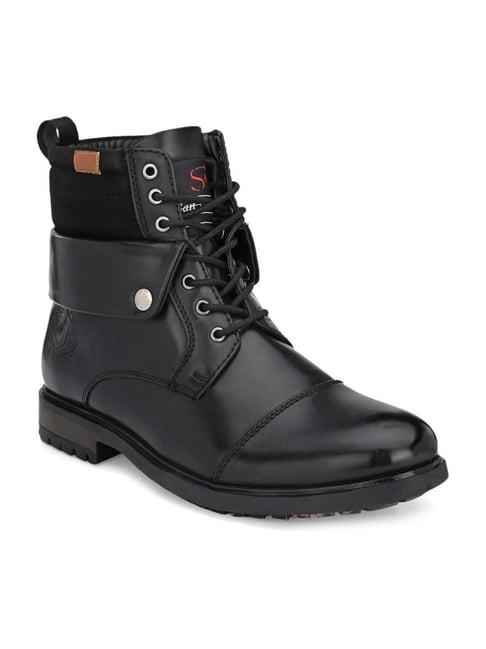 san frissco men's black casual boots