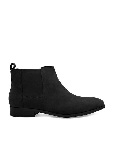 san frissco men's black chelsea boots