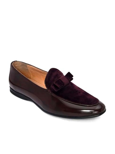 san frissco men's burgundy casual loafers