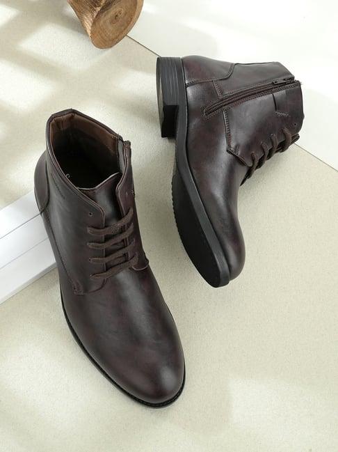 san frissco men's cherry derby boots