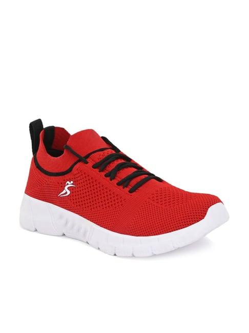 san frissco men's red running shoes