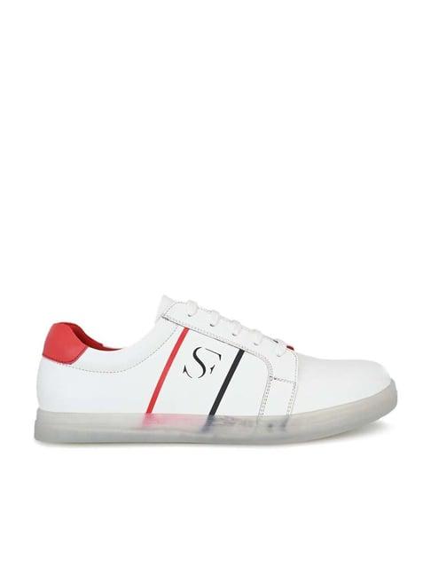 san frissco men's white casual sneakers