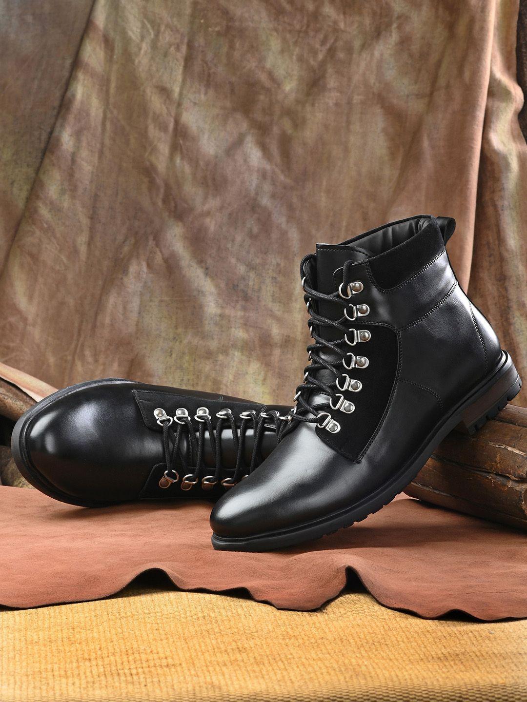 san frissco men faux leather casual boots