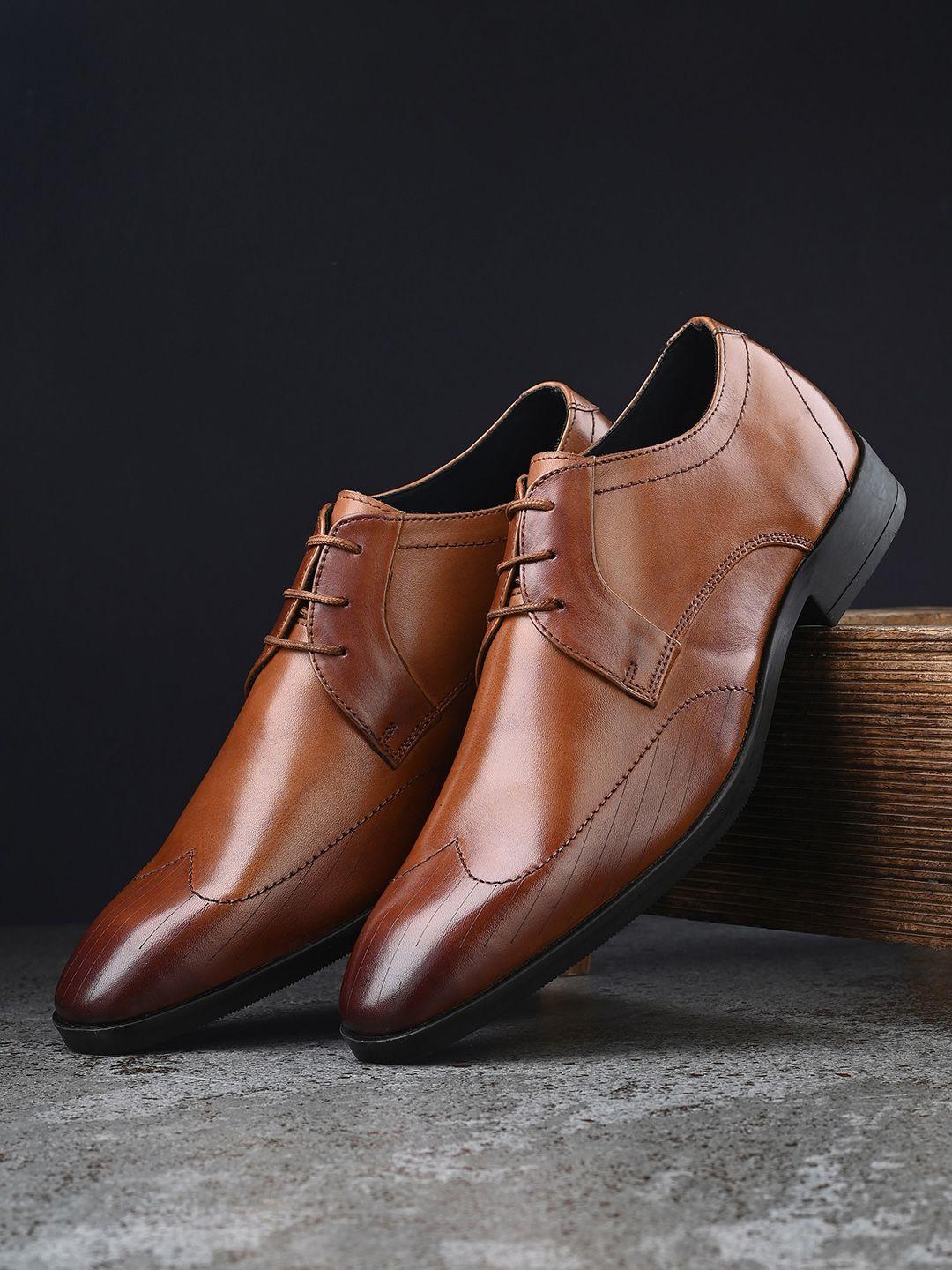 san frissco men leather formal derbys